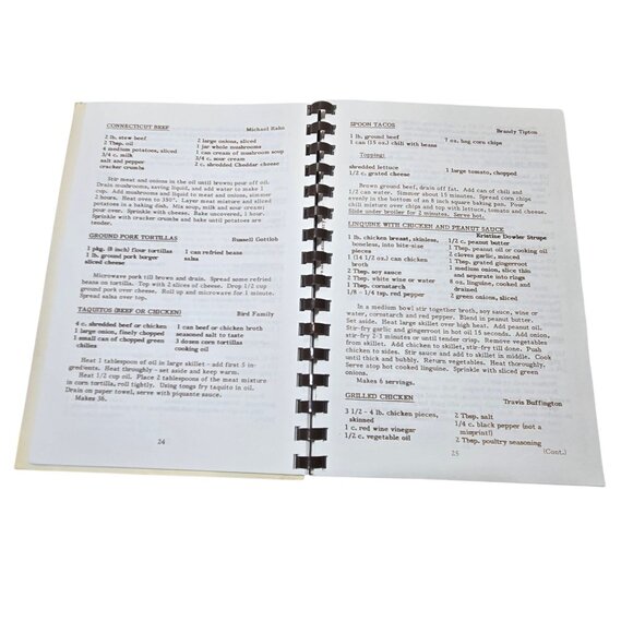 Cooking With Cameron 4 H 1994 Spiral Bound Cookbook Vintage Recipe Book Texas - Picture 7 of 13